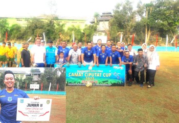 PUAS DENGAN JUARA KEDUA LURAH SERUA BERIKAN APRESIASI DALAM TURNAMEN CAMAT CIPUTAT CUP