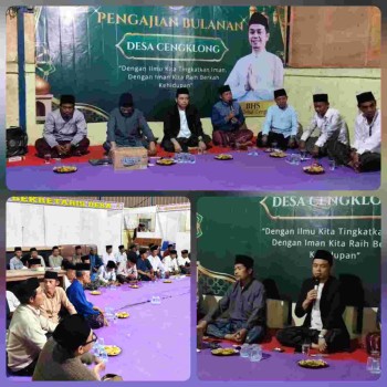 SUASANA PENUH HIKMAH ! PEMDES CENGKLONG GELAR PENGAJIAN BULANAN RUTIN