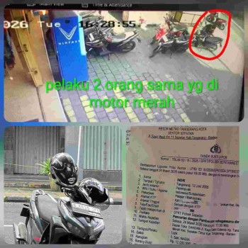 Polsek Sepatan Dalami Kasus Duga'an Curanmor Yang Laporkan Sempat Terjadi di Area Parkir Toko Dand*n, Keamanan Dipertanyakan !

