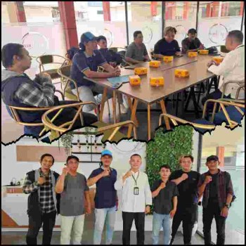 Humas RSUD Kabupaten Tangerang Sambut Hangat FJKT di Gardenia Cafe