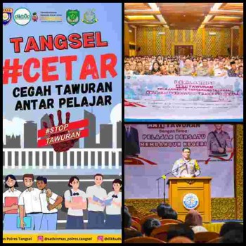 Cegah Tawuran Pelajar, Tangerang Selatan Luncurkan Program “CETAR”