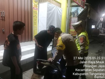 Patroli Skala Besar Polsek Sepatan Jaga Kondusifitas Wilayah, Situasi Kamtibmas Aman Terkendali


