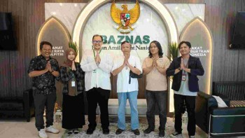 Sekber Wartawan Indonesia (SWI) Sambangi Kantor Pusat BAZNAS RI Menindaklanjuti Tawaran Kerjasama