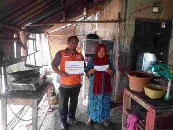 Rumah Zakat Tangerang Salurkan Bantuan Pangan untuk Keluarga Dhuafa di Daru