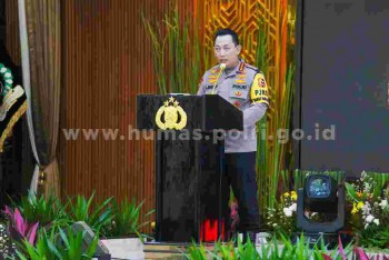 Kapolri Jenderal Listyo Sigit Prabowo Resmikan Launching e-learning (Divhumas) Polri

