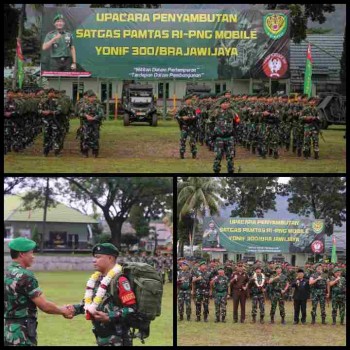 Resmi, Pangdam III Siliwangi Sambut Maung 300 Siliwangi Kembali Dari Tugas Operasi Papua