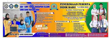 Penerimaan siswa baru di SMK BINA NUSANTARA yang beralamat di Jl. Kp. Baru Dibuka