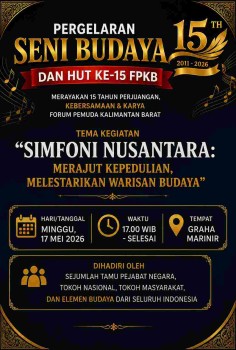 Pergelaran Seni Budaya HUT ke-15 FPKB Siap Satukan Keberagaman Dalam Harmoni Nusantara