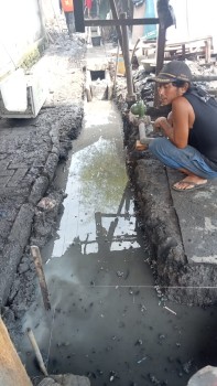 Proyek  U-Ditch konon dari Aspirasi dewan partai PAN,tengah berlangsung Namun Sayang Diduga Tak Patuhi SOP