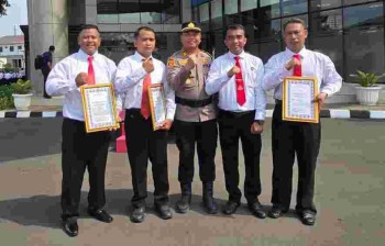 Derai Ucapan Selamat & Sukses untuk Polsek Pakuhaji atas Penghargaan dari Kapolres Metro Tangerang Kota