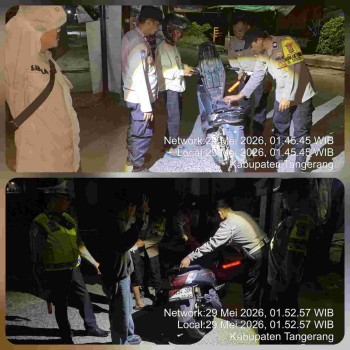 Polsek Sepatan Perketat Wilayah Rawan Begal, Razia Dini Hari Sisir Titik Kriminalitas

