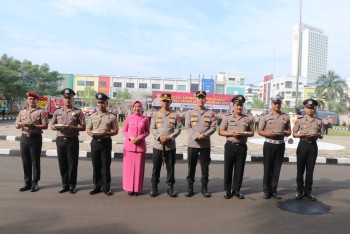 Periode 1 Juli 2025, Kapolres Metro Tangerang Kota Pimpin Kenaikan Pangkat 102 Anggotanya