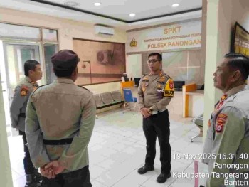 Tim Asistensi Polda Banten Lakukan Kunjungan Kerja ke Polsek Panongan