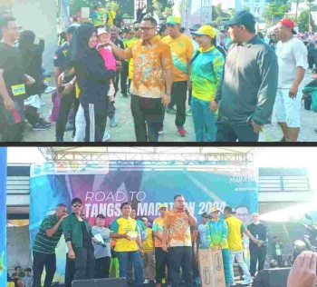 Road to Tangsel Marathon 2024 Kecamatan Pamulang di Lepas  Pillar Saga Ichsan