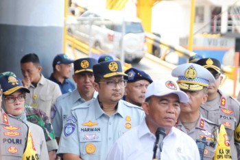 Pastikan Kelancaran Arus Balik di Wilayah Lampung, Jasa Raharja, Kemenko PMK, Kemenhub, dan Korlantas Polri Gelar Tinjauan Kepelabuhan Panjang dan Bakauheni