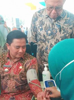 Bazar Ramadhan 1445H Dibuka Walikota, Camat Pamulang  Ikut Cek kesehatan