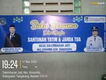 200 Yatim dan Janda Tua di Desa Salembaran Jati Terima Santunan Sa'at Buka Puasa Bersama di Ramadhan Penuh Berkah