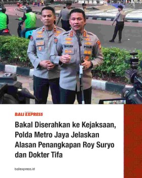 Polda Metro Jaya Serahkan Roy Suryo dan Dokter Tifa ke Kejaksa'an Setelah Berkas Perkara Dinyatakan Lengkap
