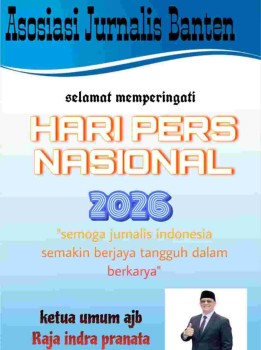 Raja Indra, Ketua Umum AJB sekaligus Komisaris RBN Grup, Mengucapkan Selamat Hari Pers Nasional

