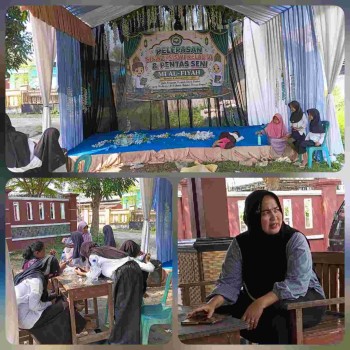 Pelepasan Siswa-Siswi MI Al-Fiyah Berlangsung Khidmat dan Meriah, Bertajuk :