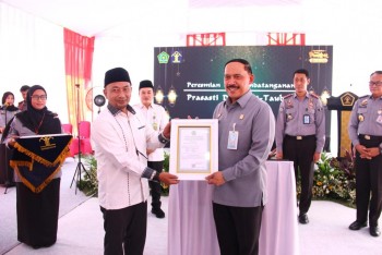 Berikan Pendidikan Agama Berkualitas Bagi Warga Binaan, Pondok Pesantren Darul At-Taubah Rutan Cipinang Diresmikan