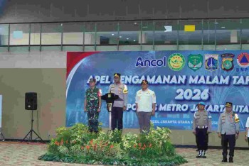 Polres Metro Jakarta Utara Gelar Apel Pengamanan Malam Tahun Baru 2026 di Ancol
